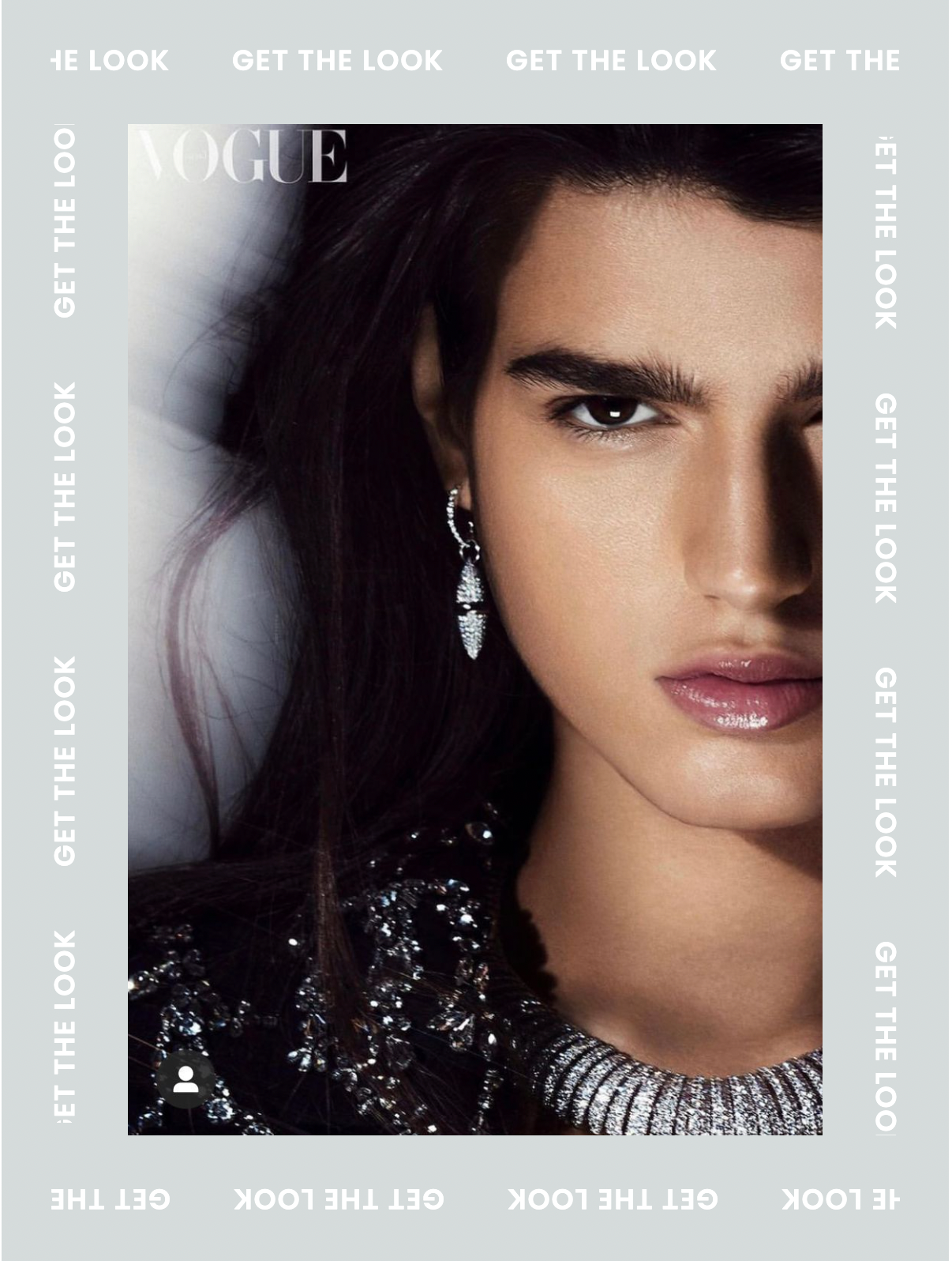 Get the Look: Adam De Cruz's beauty look for Vogue Arabia